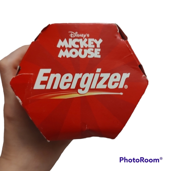 Vintage Disney Minnie Mouse Glass Christmas Ornament 2000 Energizer Holiday Home - Picture 3 of 4